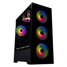 Hiditec z20 argb cristall temperat usb 3.0 negra