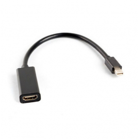 Lanberg adaptador mini displayport 1.2 a hdmi macho/hembra 20cm negro