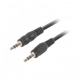 Lanberg cable audio minijack 35mm 3 pin macho macho 12m negro