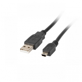 Lanberg cable mini usb a usb 20 mascle mascle amb ferrita 18m negre