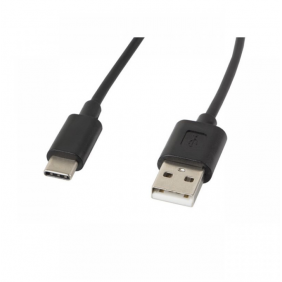 Lanberg cable usb c a usb a 20 macho macho 18m negro