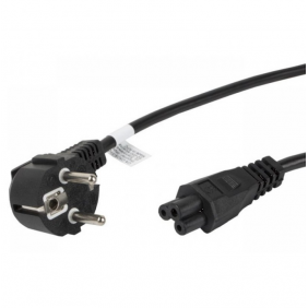 Lanberg cable de alimentación cee 7/7 a iec 320 c5 macho/hembra 1.8m vde negro