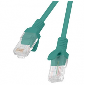 Lanberg cable de red rj45 utp cat.6 25cm verde