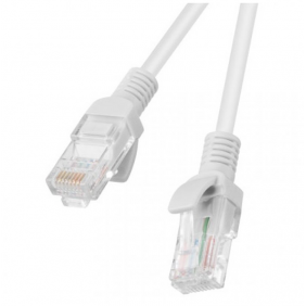 Lanberg cable de red rj45 utp cat.6 50cm gris