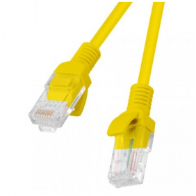 Lanberg cable de red rj45 utp cat.6 50cm amarillo