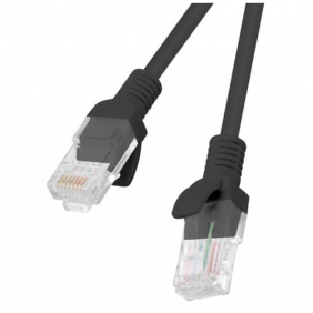 Lanberg cable de xarxa rj45 utp cat.6 2m negre