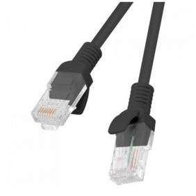 Lanberg cable de red rj45 utp cat.6 5m negro