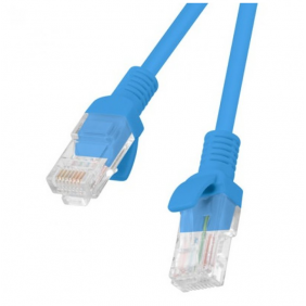 Lanberg cable de red rj45 utp cat.6 5m azul