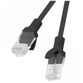 Lanberg cable de xarxa rj45 utp cat.6 15m negre