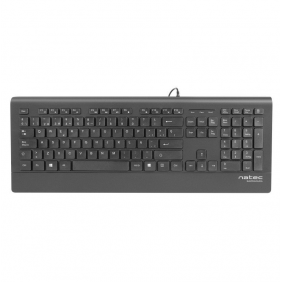 Natec barracuda slim teclado negro
