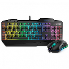 Krom krusher teclat gaming híbrid rgb + ratolí