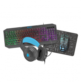 Fury thunderstreak 3.0 kit gaming teclado+ratón+auriculares+alfombrilla