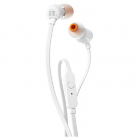 Jbl t110 auriculares con micrófono blanco