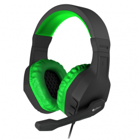 Genesis argon 200 auriculars gaming negre/verd