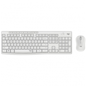 Logitech mk295 combo teclado + ratón inalámbricos blanco crudo