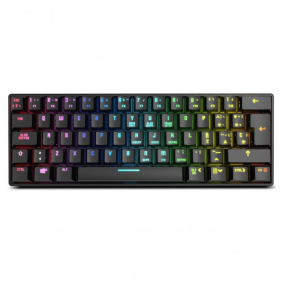 Krom kluster teclado mini mecánico rgb usb/bluetooth switch outemu red