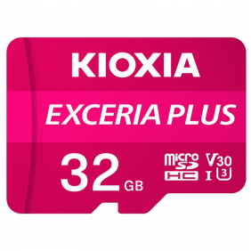 Kioxia exceria plus microsdxc 32gb uhs-i u3 v30 a1 clase 10
