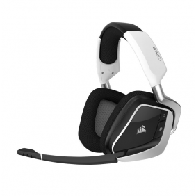 Corsair void elite wireless auriculares gaming inalámbricos 7.1 blancos