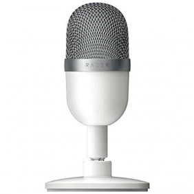 Razer seiren mini micrófono condensador para streaming blanco