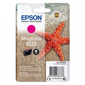 Cartucho tinta original epson 603 magenta