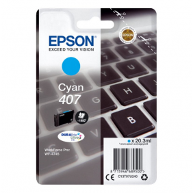 Epson 407 cartutx de negra cian