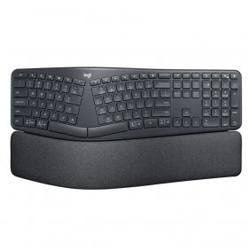 Logitech ergo k860 teclado ergonómico usb/bluetooth negro