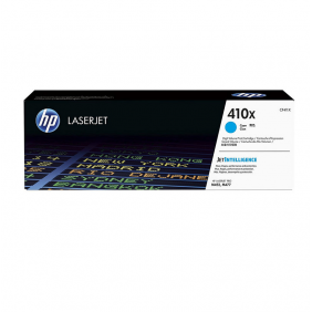 Hp 410x tóner original laserjet alta capacidad cian