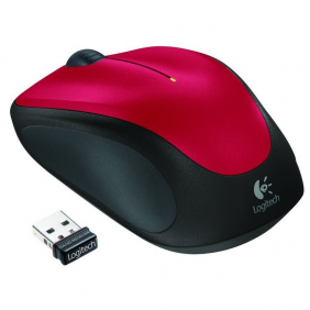 Logitech wireless mouse usb rojo