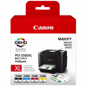 Canon pgi-2500xl cartucho de tinta original alta capacidad negro + tricolor