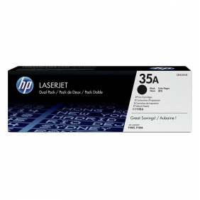 Hp 35a pack ahorro tóner original laserjet negro