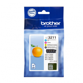 Brother lc3211val pack 4 tintas