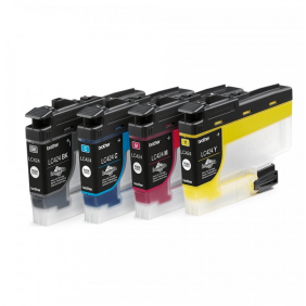 Pack 4 cartuchos de tinta original brother lc424val negro/cian/magenta/amarillo