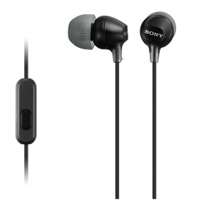 Sony mdr-ex15ap auriculares con micrófono negro