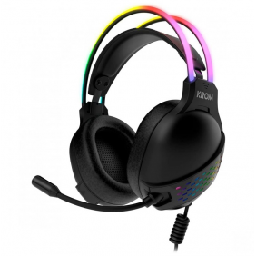 Krom klaim rgb auriculares gaming negros