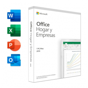Microsoft office hogar y empresas 2019 1 licencia pc/mac