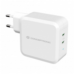 Conceptronic althea cargador de pared 2xusb-c 100w blanco