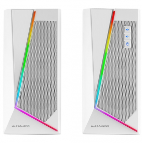 Mars gaming ms7 altaveus gaming 2.0 bluetooth rgb 20w blancs