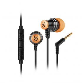 Krom kinear auriculares gaming intrauditivos negro/naranja