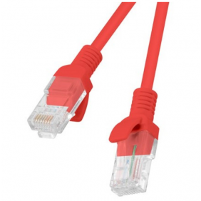 Lanberg cable de red rj45 utp cat.5e 2m rojo