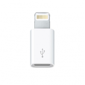 3go adaptador micro usb femella a lightning blanc