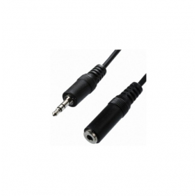 3go ca104 cable extensor de audio jack 3.5 a jack 3.5 macho/hembra 3m