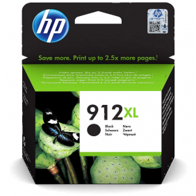 Hp 912xl cartucho tinta original negro alta capacidad