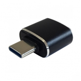 Aisens mini adaptador usb 3.1 gen2 usb-c macho a usb a hembra negro