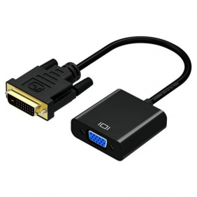 Aisens adaptador dvi-d a vga macho/macho 10cm negro