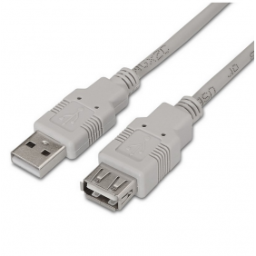 Aisens cable extensió usb 2.0 tipus a mascle/femella 1m