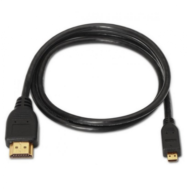 Aisens cable micro hdmi a hdmi macho/macho 1.8m negro