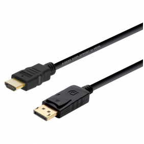 Aisens cable displayport a hdmi macho/macho 2m negro