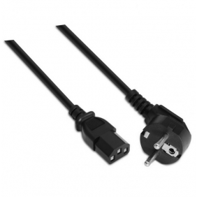 Aisens cable de alimentación cee7 a c13 macho/hembra 1.5m negro