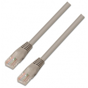 Aisens cable de xarxa rj45 cat5e utp 30cm grisa