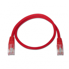 Aisens cable de xarxa rj45 utp awg24 cat.5e 0.5m vermell